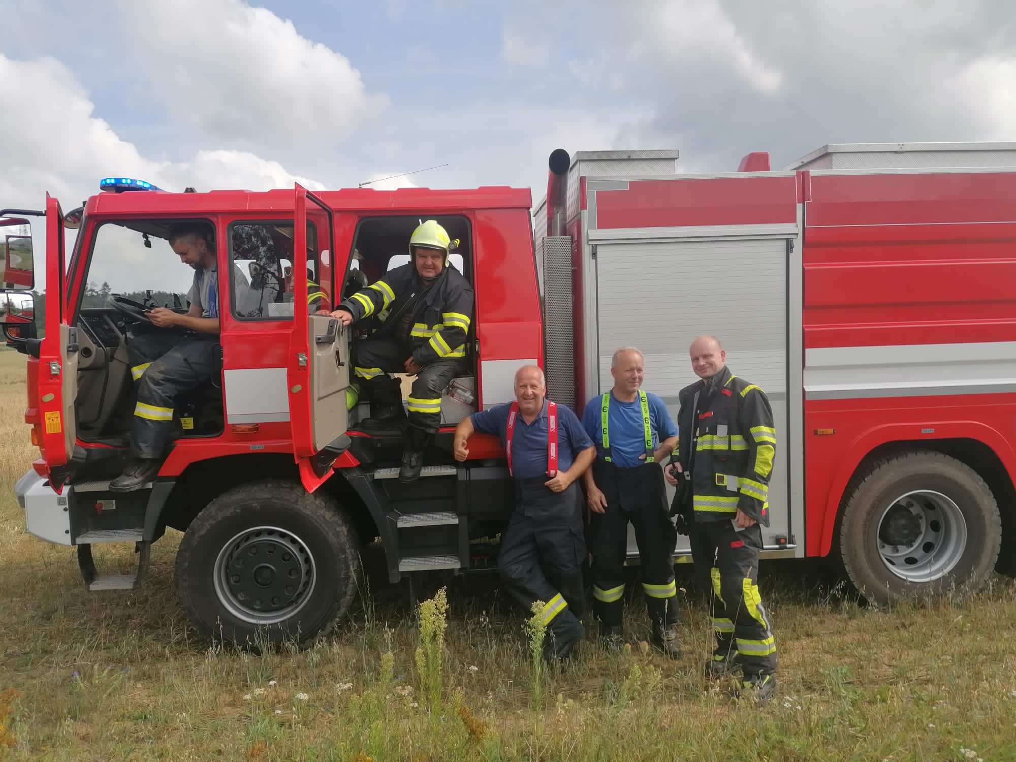 Požár ŽEBRÁK 14.8 2022