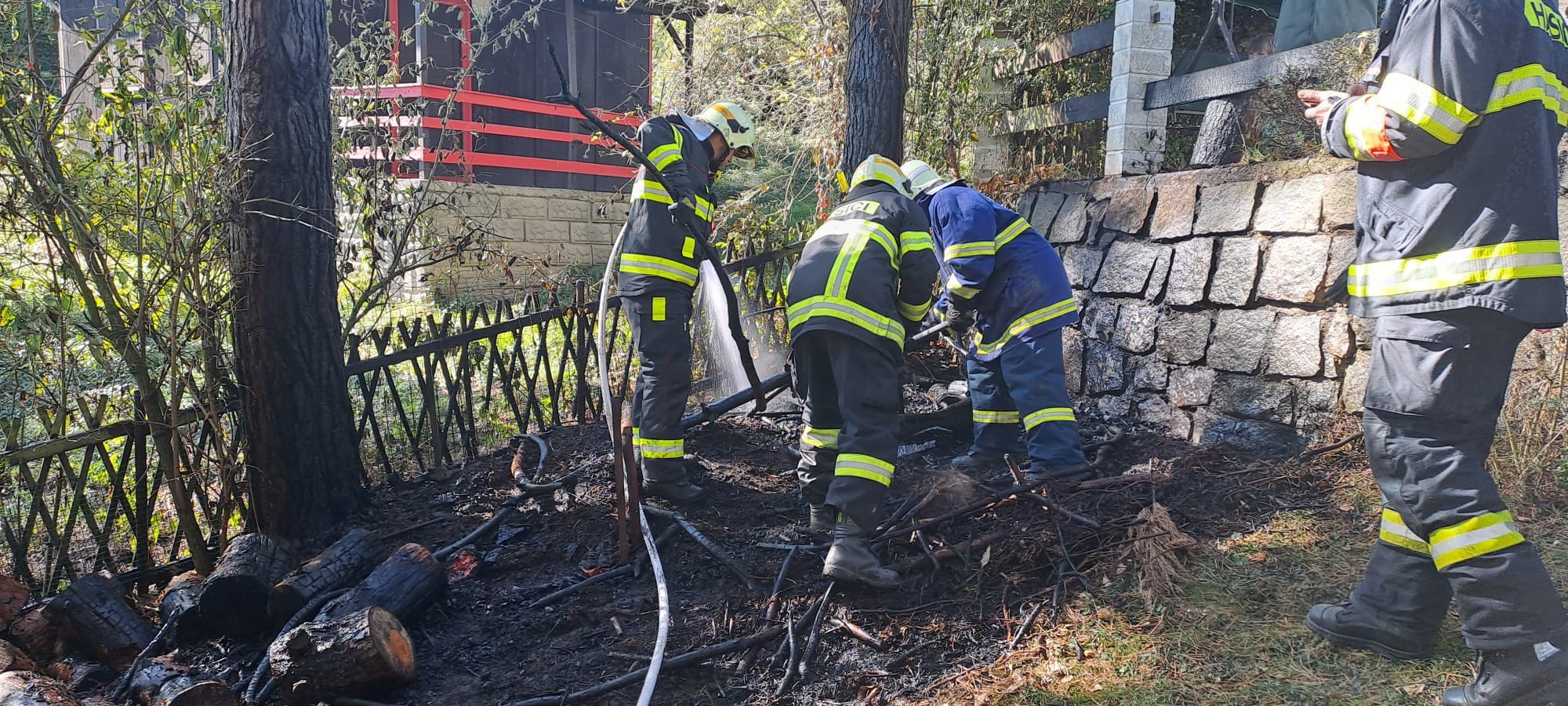 Požár Županovice 1.10.2023