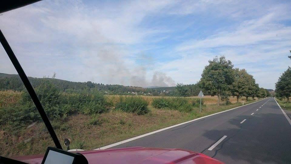 27.8.2015  požár lesa Líchovy